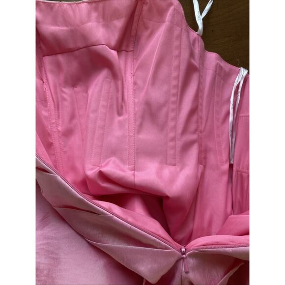 TIFFANY DESIGNS Women's jeweled strapless formal gown 4 Pink New Prom pageant - Picture 9 of 13